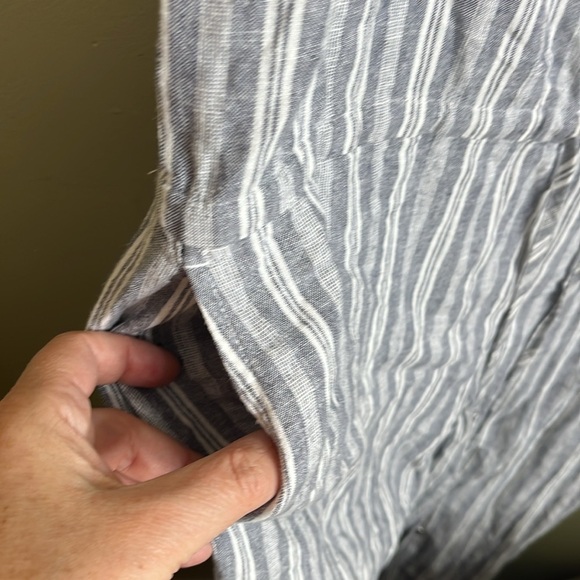 RAILS BROOKLYN Sleeveless Linen Blend JUMPSUIT IN PORTO STRIPE, size small - Picture 13 of 17